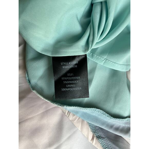 NEW NWT Hutch Satin Paige Wrap Maxi Tiered Ruffle Dress Multi Size Medium - Picture 5 of 6